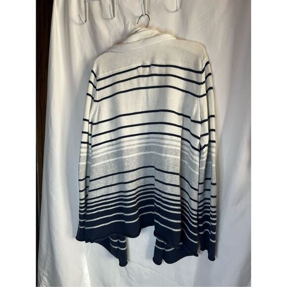 Gap Multicolored Striped Cardigan Woman’s Size Large - Picture 6 of 9